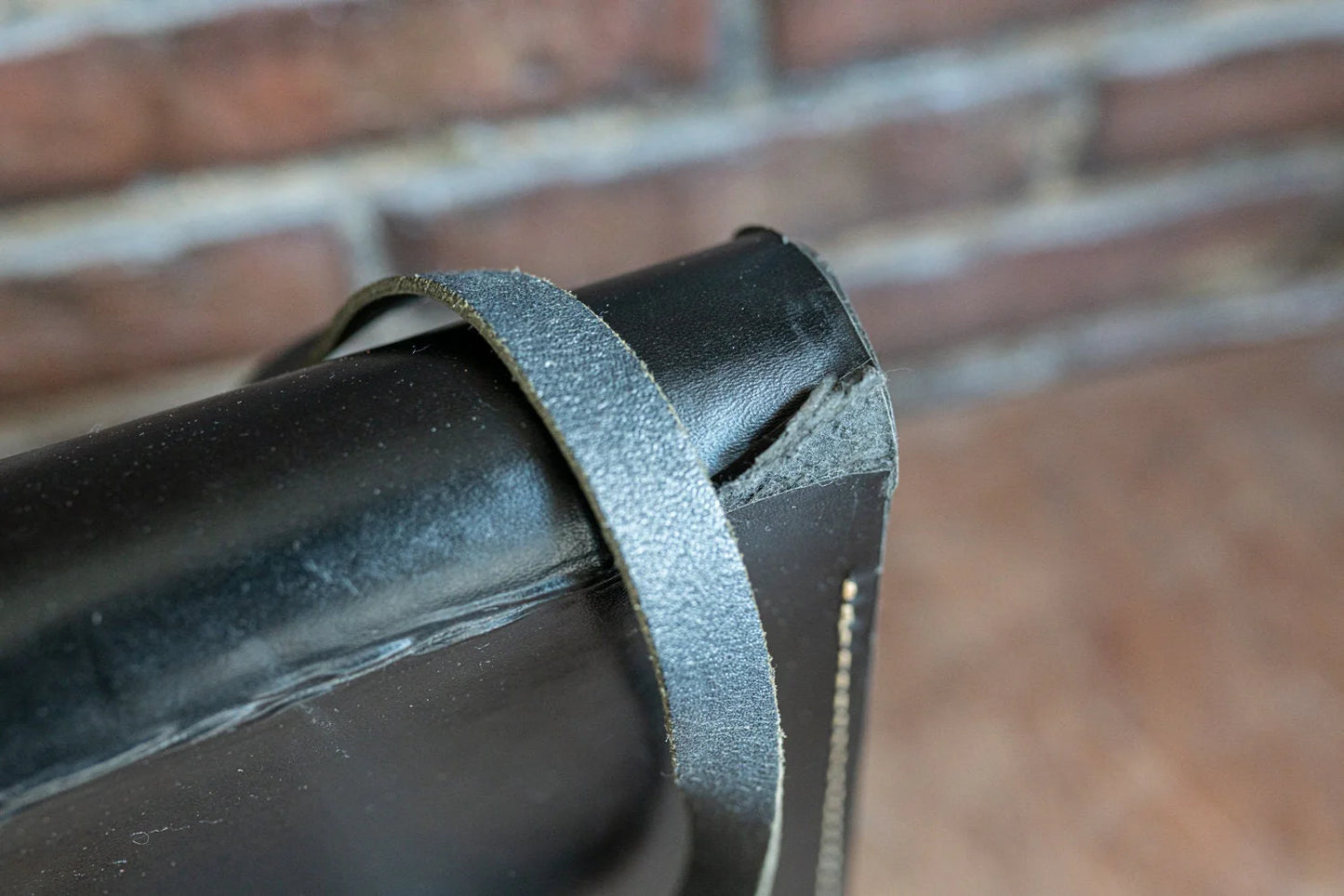 Vintage Black Leather Bell & Howell Camera Case w/ Strap