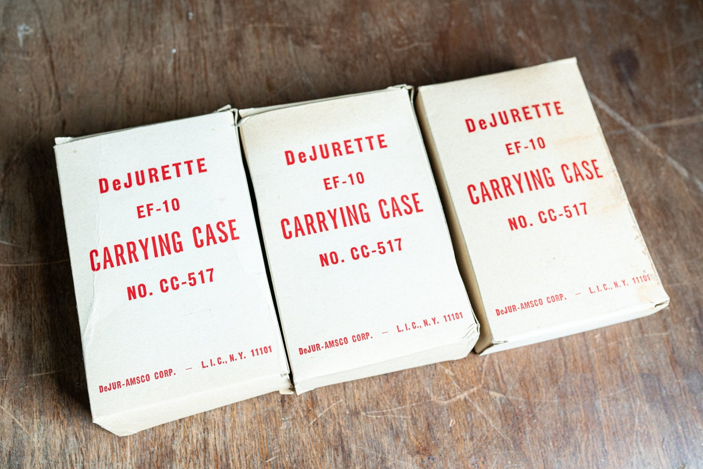 DeJURETTE EF-10 Carrying Case No. CC-517 - Set of 3