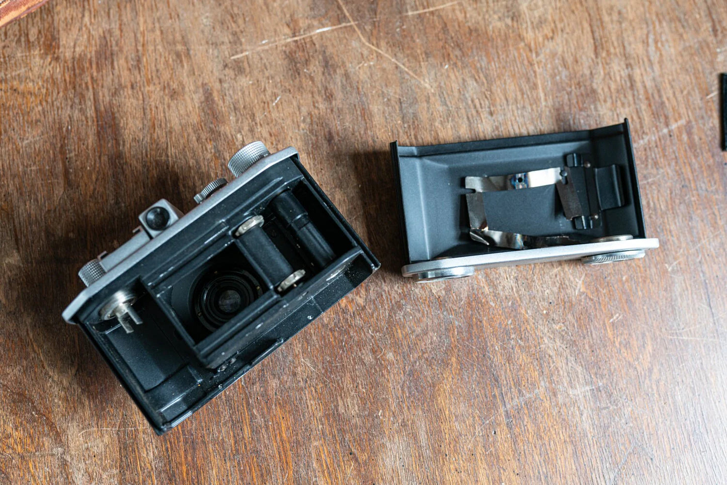 Olympus 35 Camera Outfit for Parts, Prop, or Display - Comes w/ Flash, Case, Bag