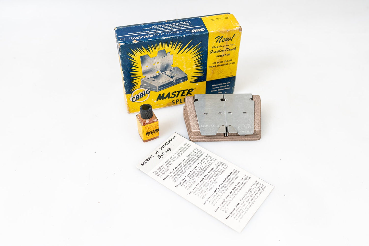Craig Master Splicer - Made by Kalart - Splices all 8mm/16mm Sound/Silent Film