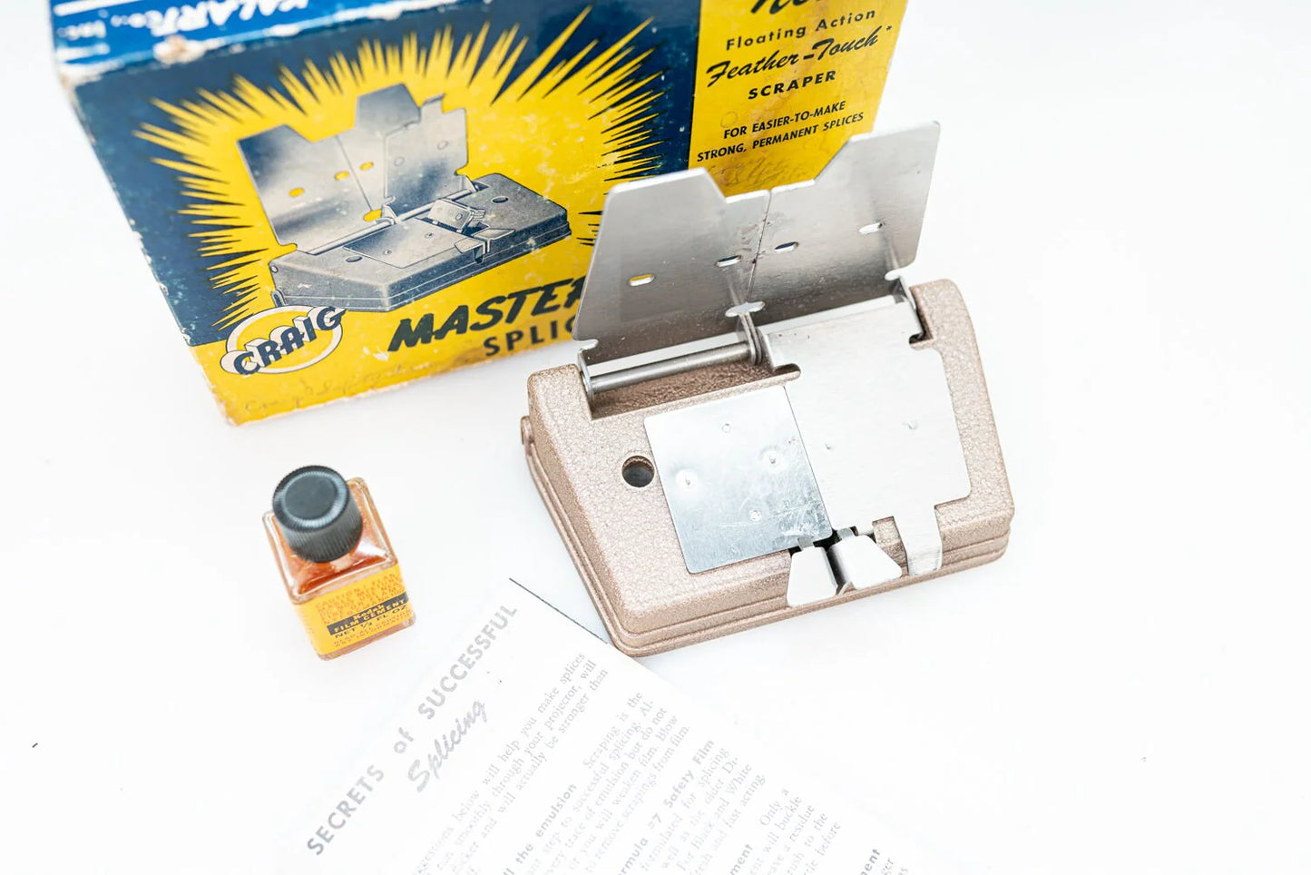 Craig Master Splicer - Made by Kalart - Splices all 8mm/16mm Sound/Silent Film