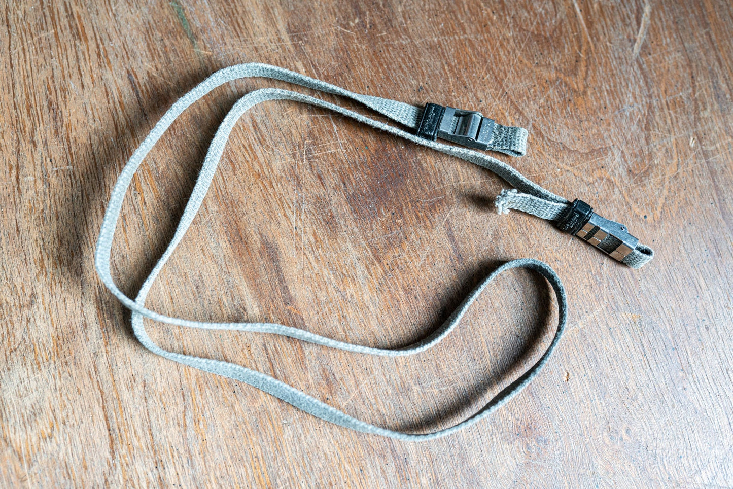 Vintage Grey Pentax Camera Strap