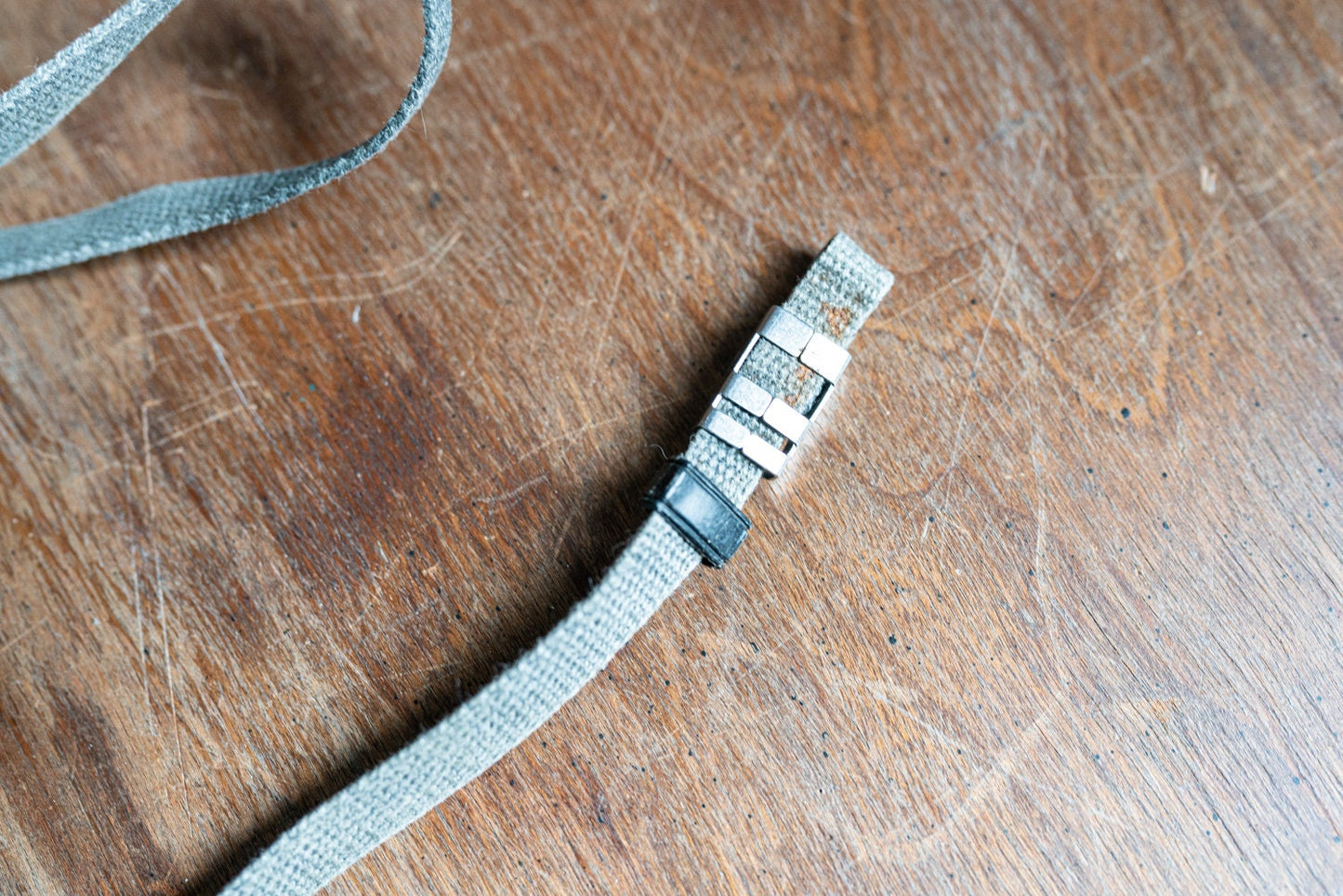 Vintage Grey Pentax Camera Strap