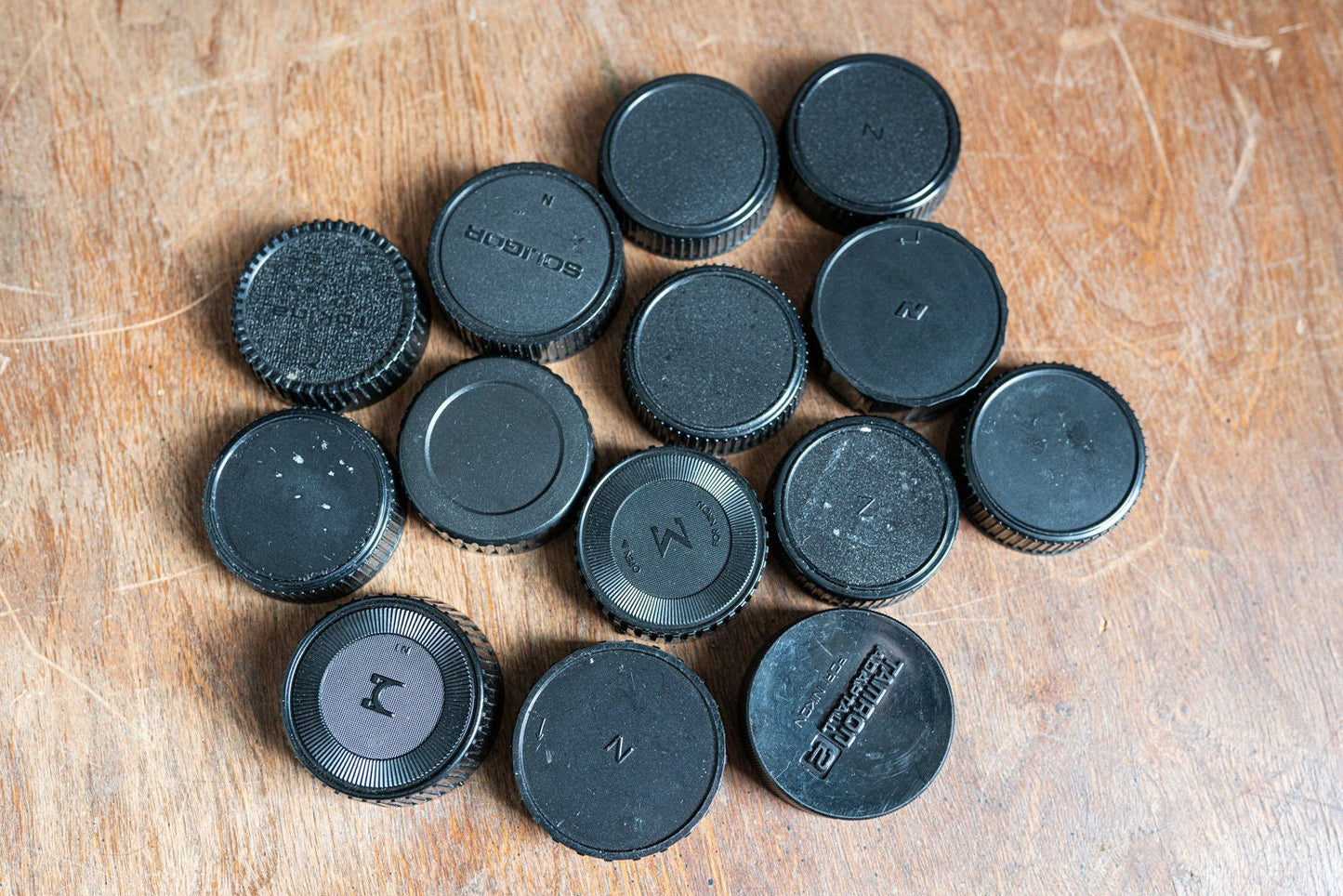 Vintage Rear Nikon Lens Caps, GRAB BAG!