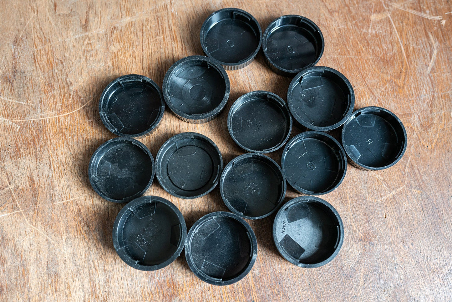 Vintage Rear Nikon Lens Caps, GRAB BAG!