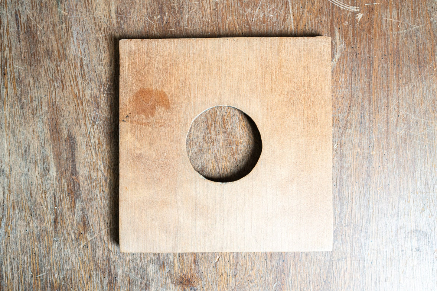 Wooden 4x5 Lens Board - 5 3/16 x 5 1/8 - 47mm Opening