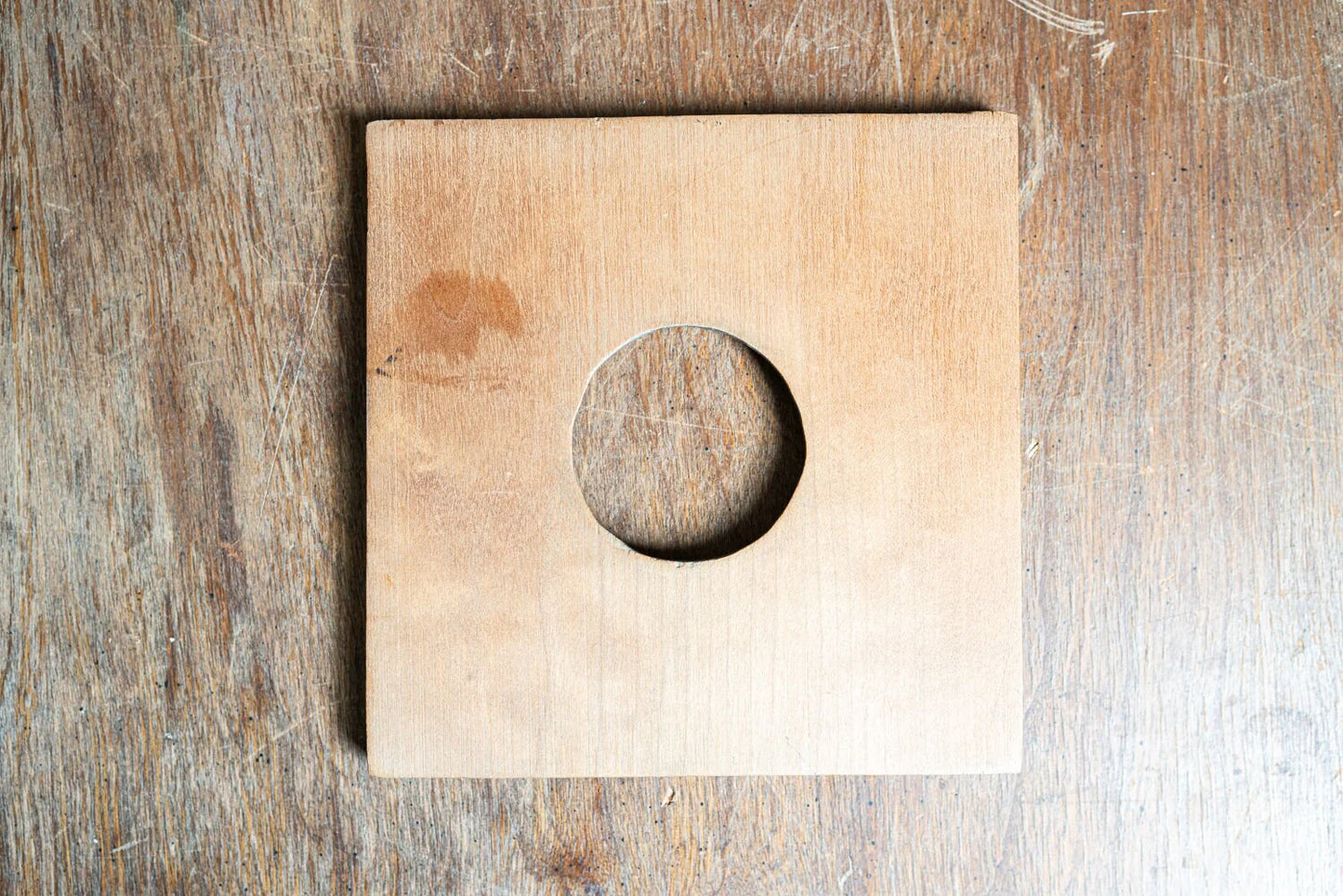 Wooden 4x5 Lens Board - 5 3/16 x 5 1/8 - 47mm Opening
