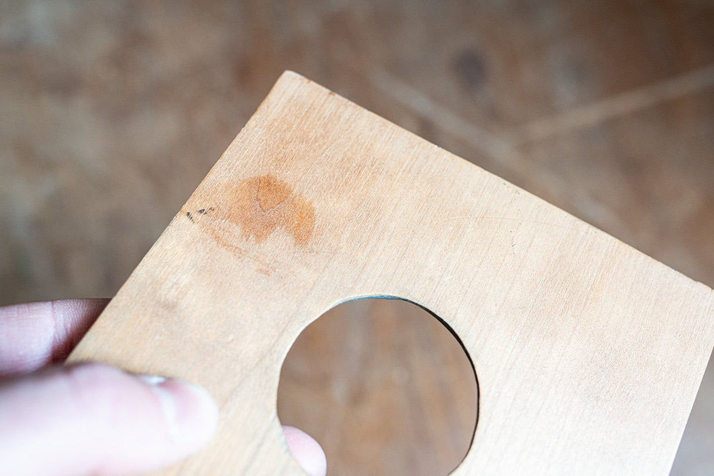 Wooden 4x5 Lens Board - 5 3/16 x 5 1/8 - 47mm Opening