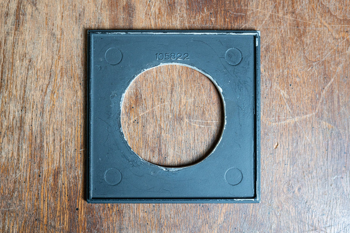 Vintage 4 x 4 Metal Lens Board w/ 60mm Opening