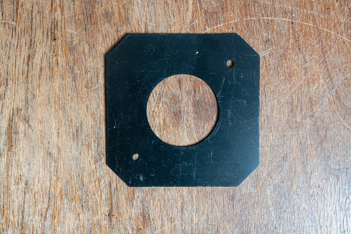Vintage Metal Lens Board, 39mm Opening (3 3/16 x 3 3/16)