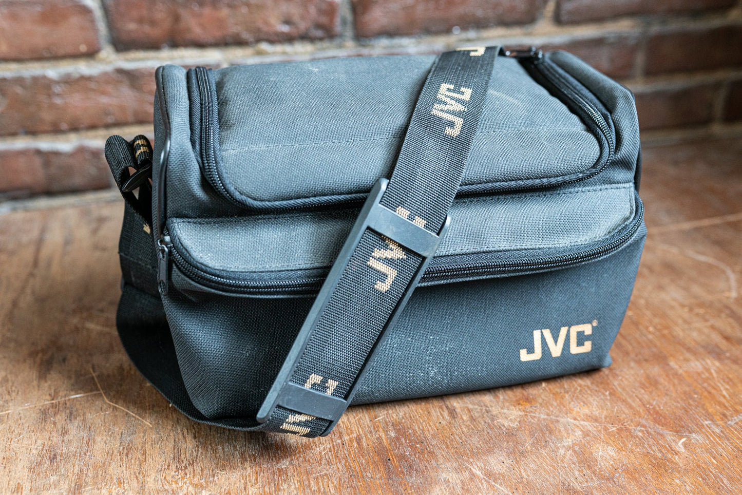 Vintage Black JVC Camera Case w/ Strap
