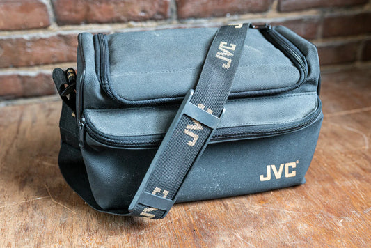 Vintage Black JVC Camera Case w/ Strap