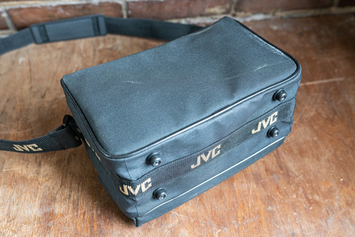Vintage Black JVC Camera Case w/ Strap