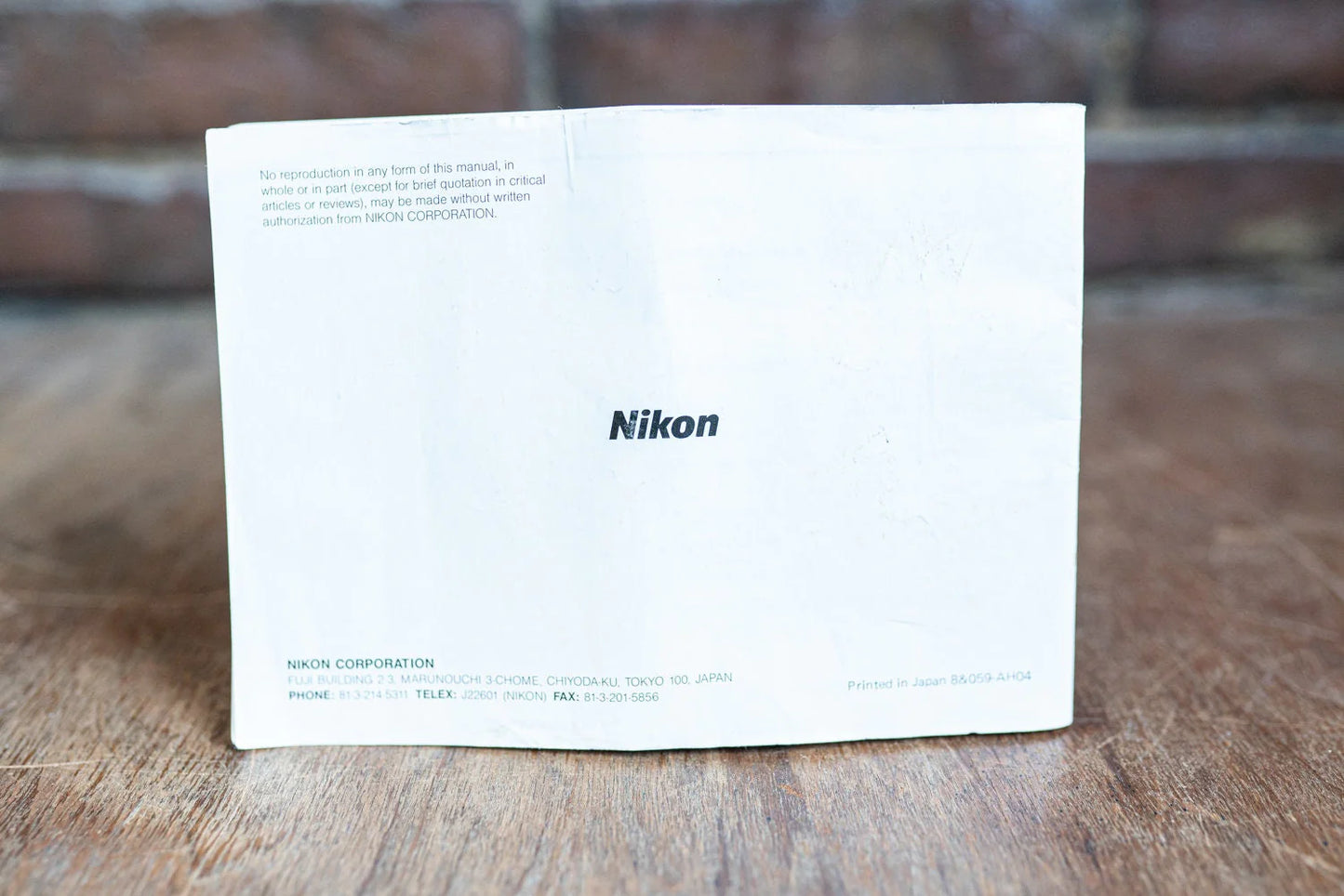 Nikon Autofocus Speedlight SB-24 Flash Instructions Manual User Guide