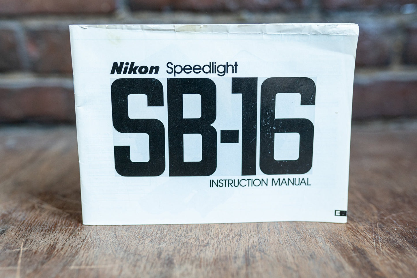 Nikon Speedlight SB-16 Instruction Manual