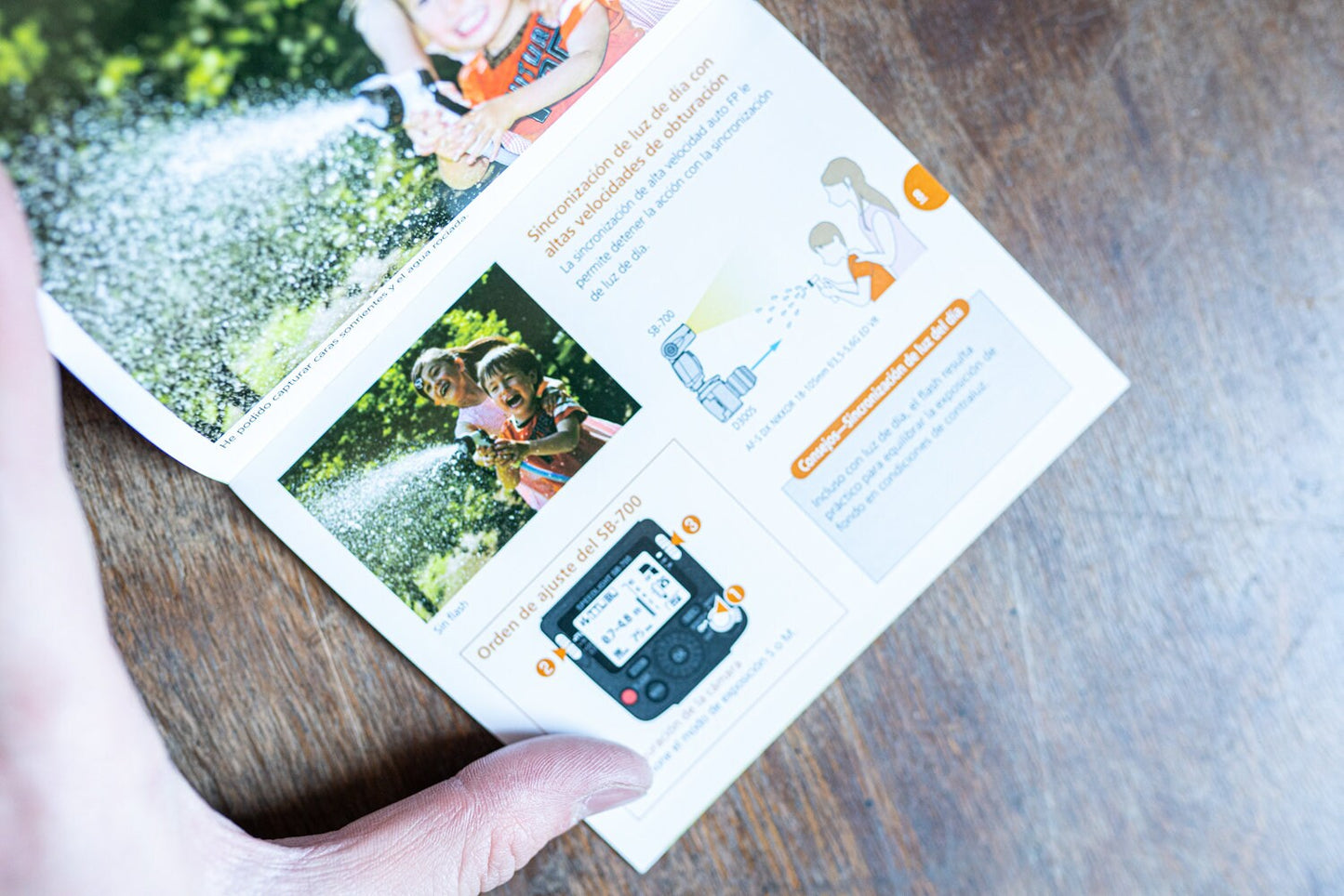 Nikon SB-700 Example Photos Collection Brochure - Spanish