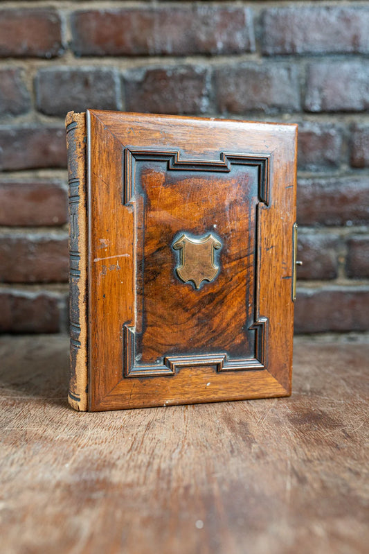 Antique Wooden Photo Album - Circa 1860s