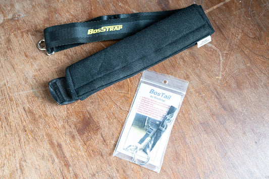 Vintage Black Dual Camera Strap - Small