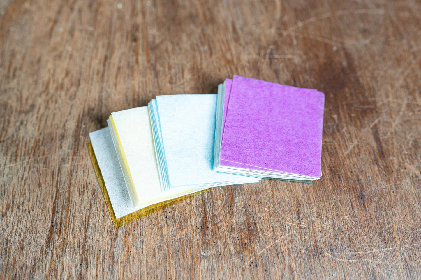 Square Color Gels - 1 5/8 x 1 5/8 - Yellow, Magenta, Cyan, Light Cyan
