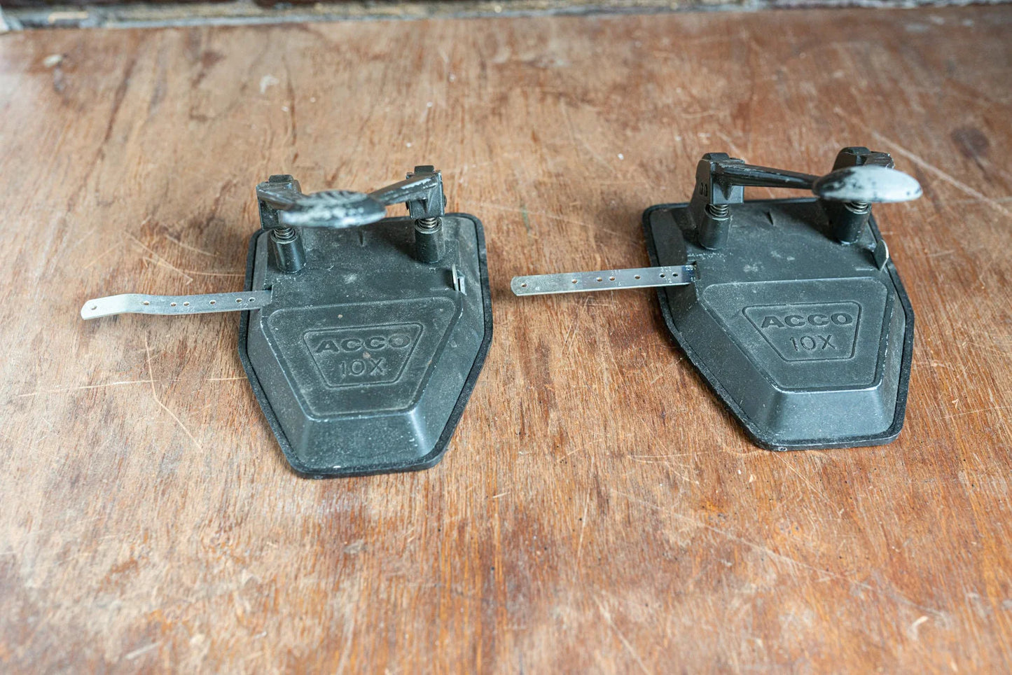 Acco 10x Vintage Two Hole Paper Punch - Set of 2