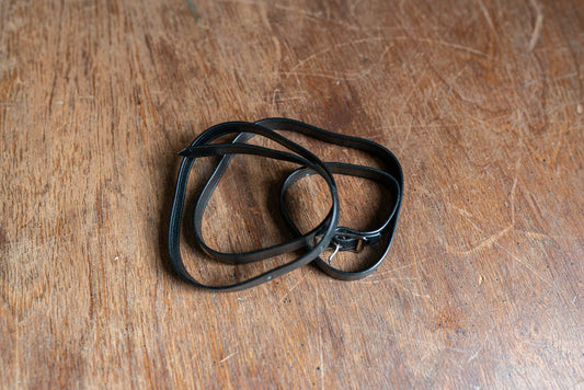 Vintage Thin Black Camera Strap - Circa 1970s
