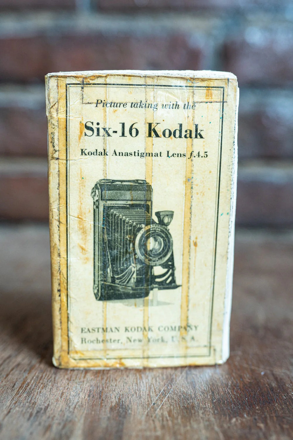 Kodak Six-16 Manual - Taped
