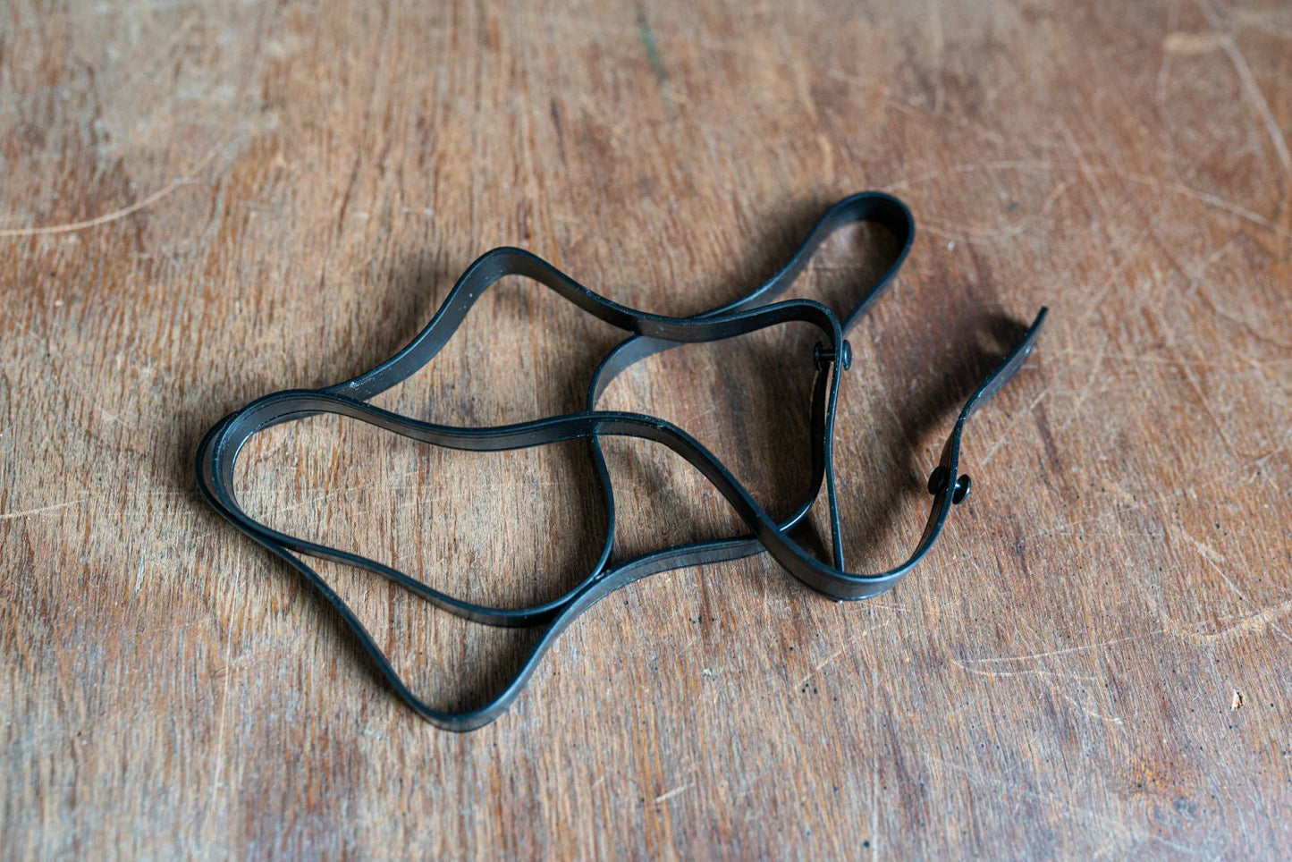Vintage Black Vinyl Camera Strap - Circa 1970s