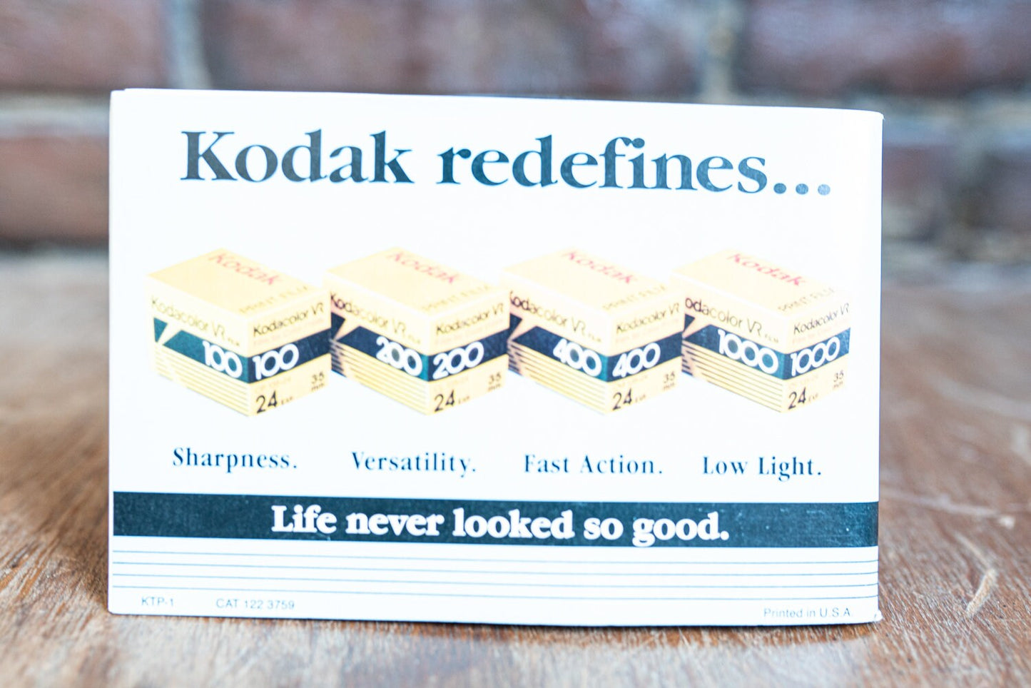 Kodak Kodacolor VR Film Guide Booklet