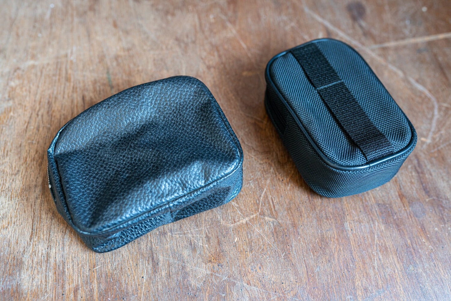 Vintage Black Camera / Accessory cases - Set of 2