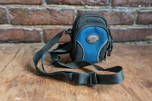 Black and Blue Tamrac Digital Camera / Accessory Case w/ Strap