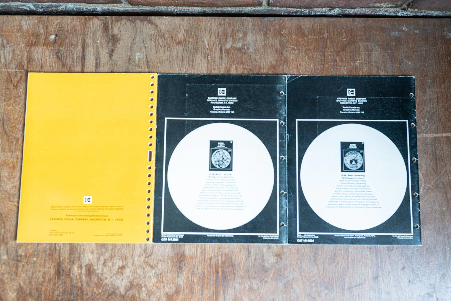 Kodak Contacting and Copying Techniques Booklets - Lot of 3