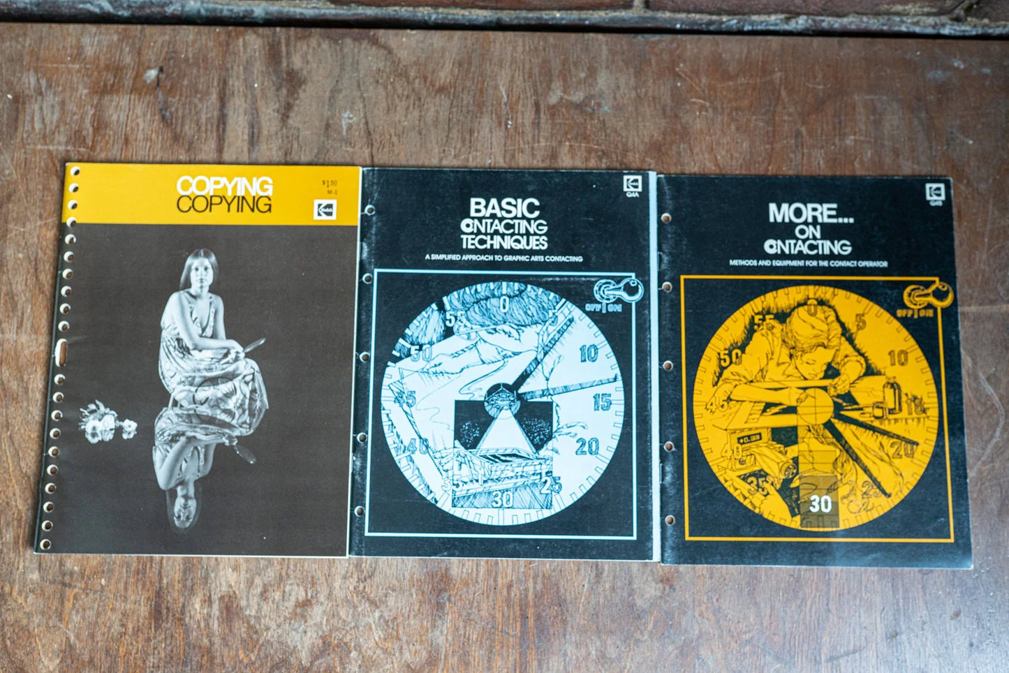 Kodak Contacting and Copying Techniques Booklets - Lot of 3
