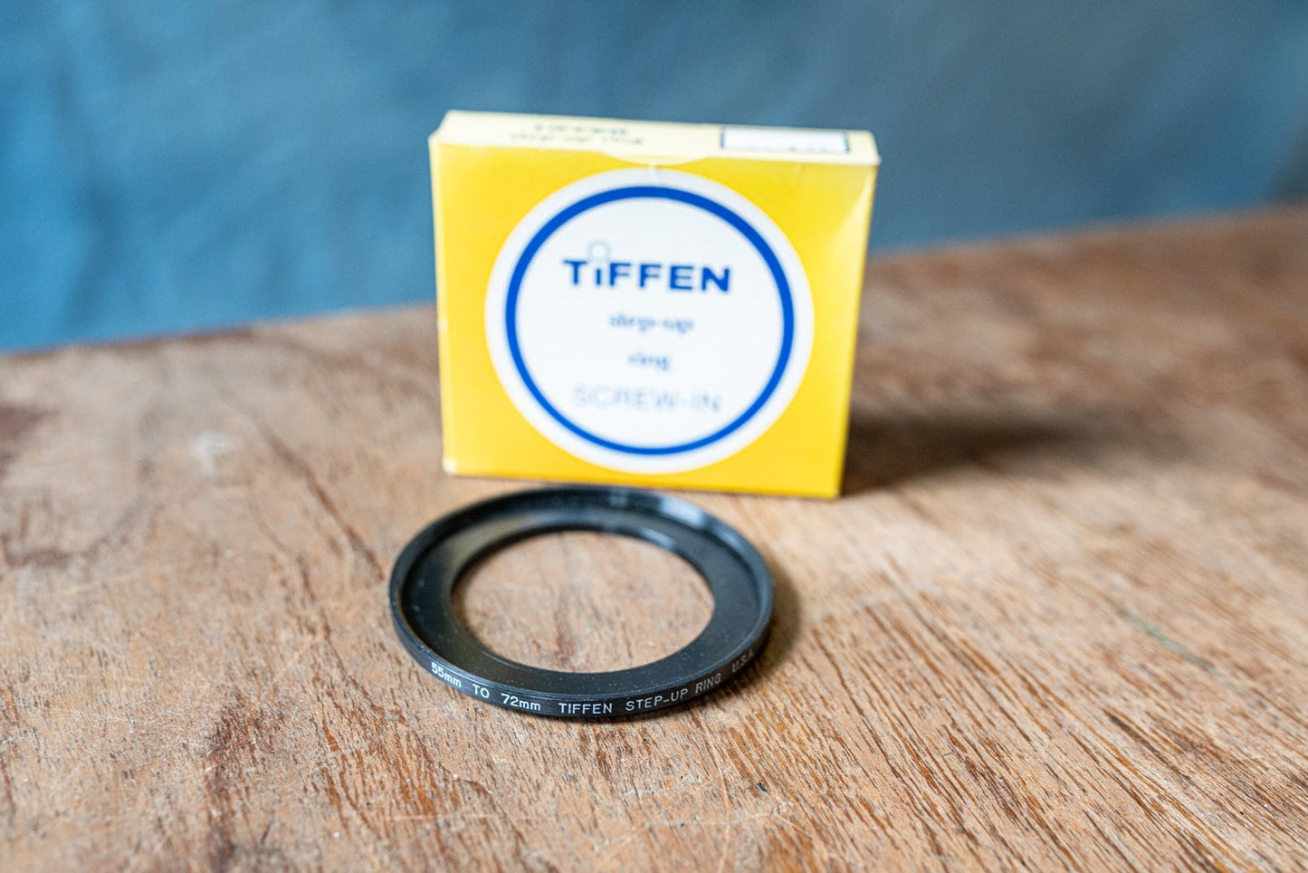 Tiffen 55mm to 72mm Step Up Ring in Box, New Old Stock