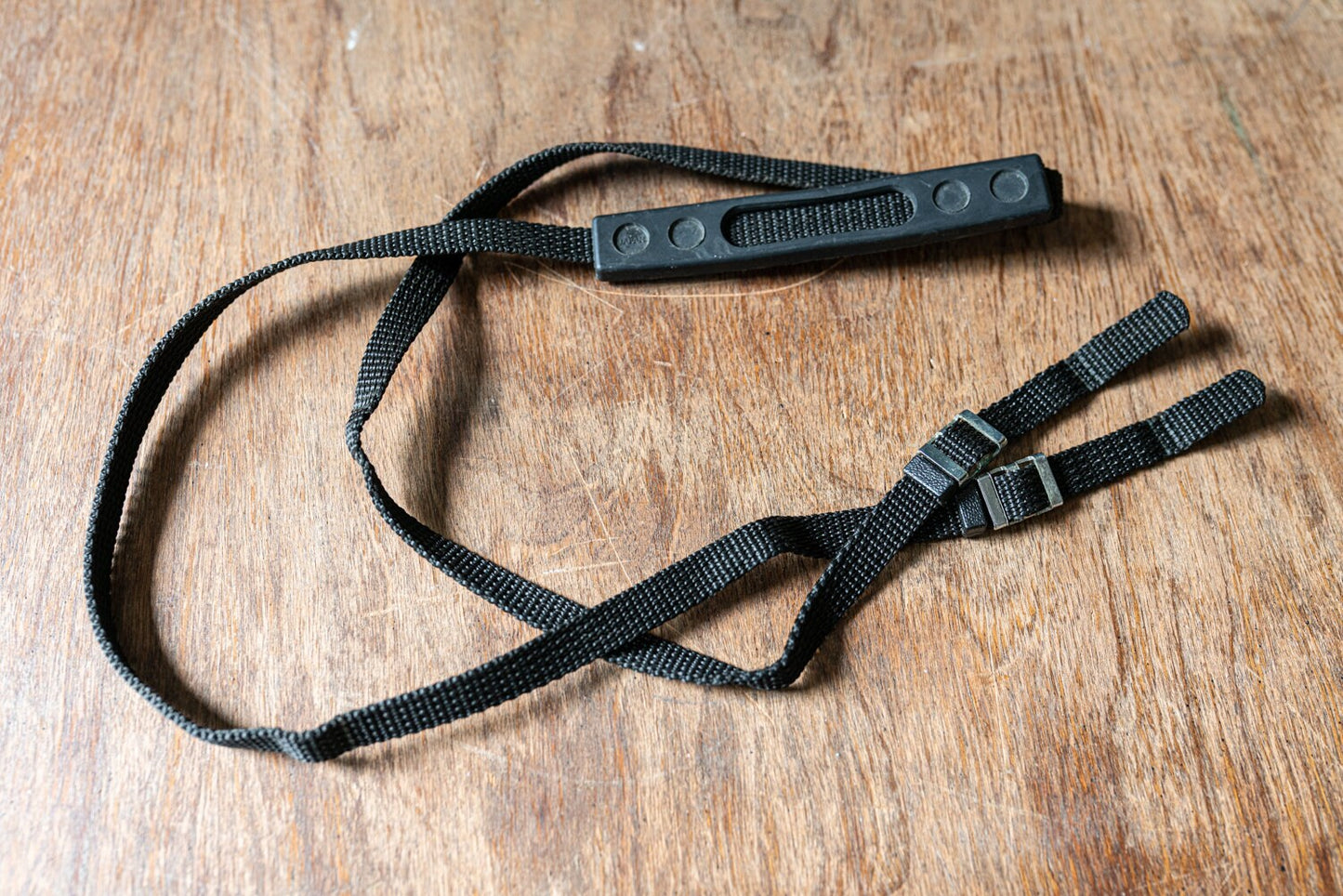 Vintage Black Camera Strap - Originally from a Nikon SLR