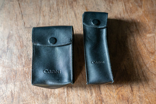Canon Accessory Cases - Lot of 2 - Black