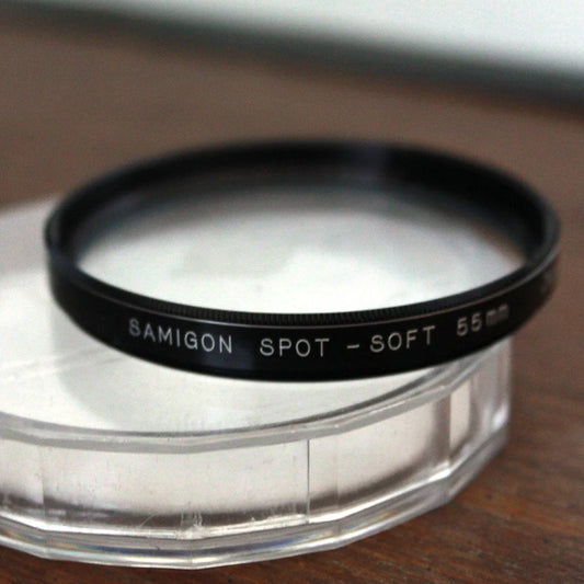55mm Soft Focus Center Spot Filter in case.