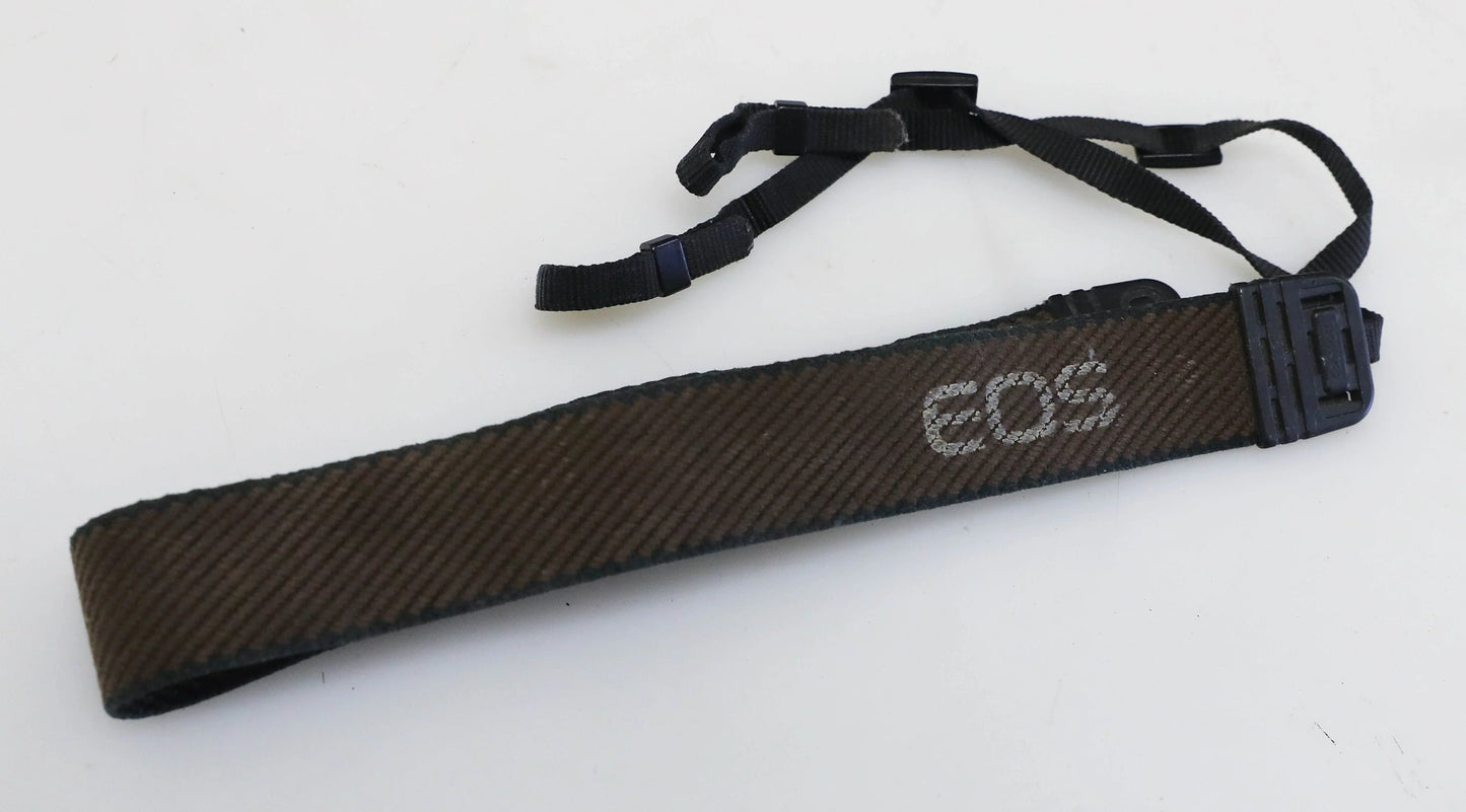 1990s Brown Canon Camera Strap