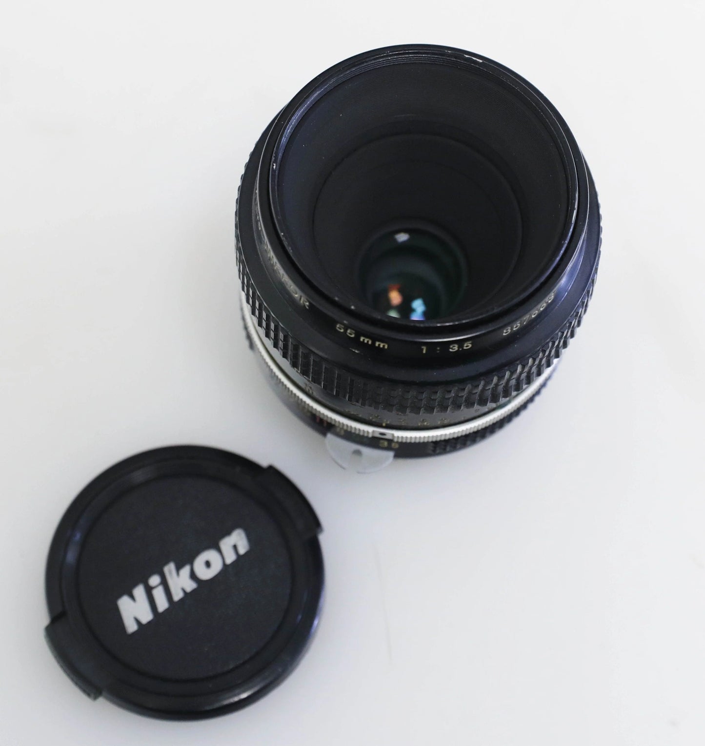 Nikon FILM LENSE  Macro Lens 55mm f/3.5 Close Up Lens with Caps