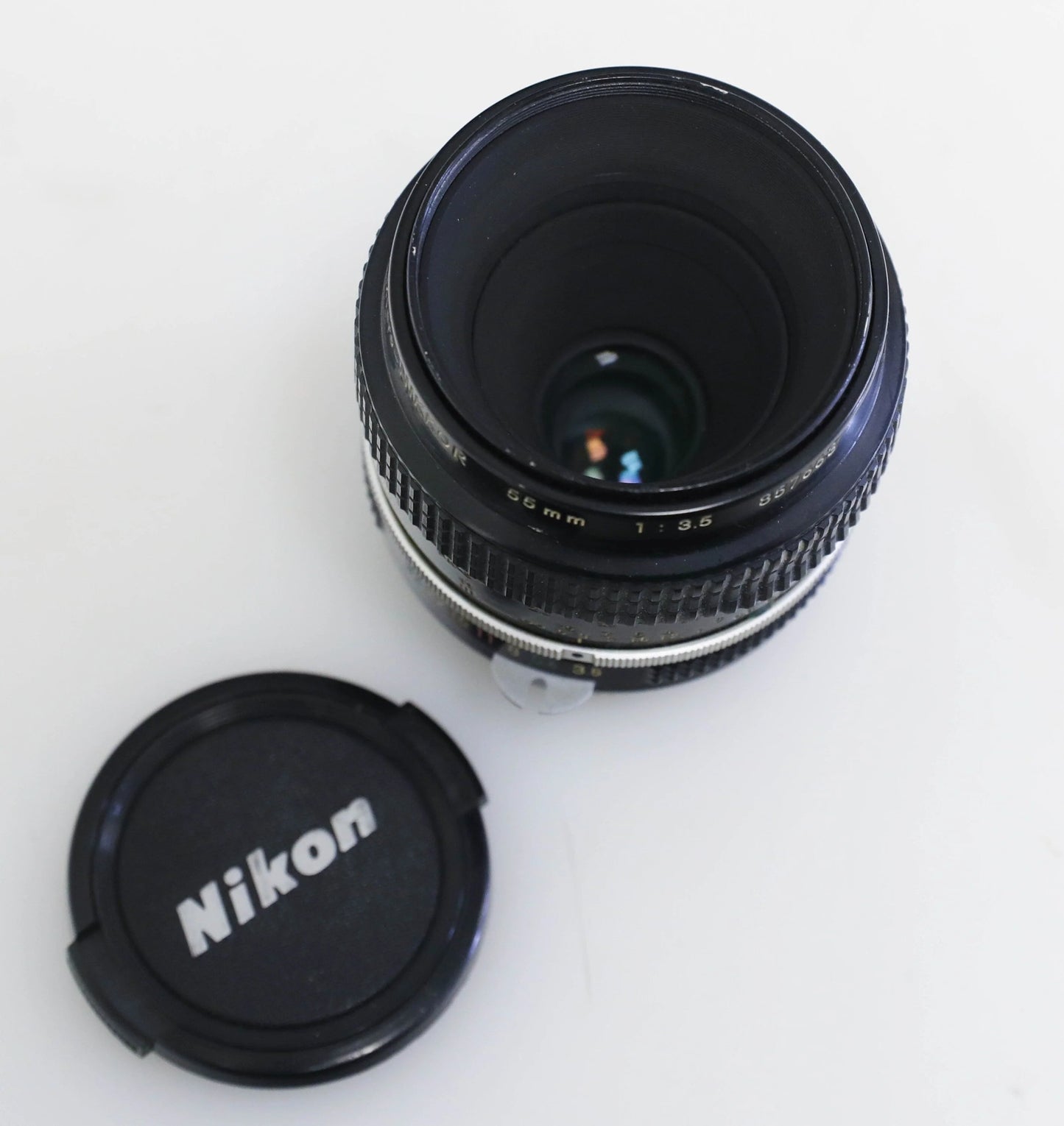 Nikon FILM LENSE  Macro Lens 55mm f/3.5 Close Up Lens with Caps