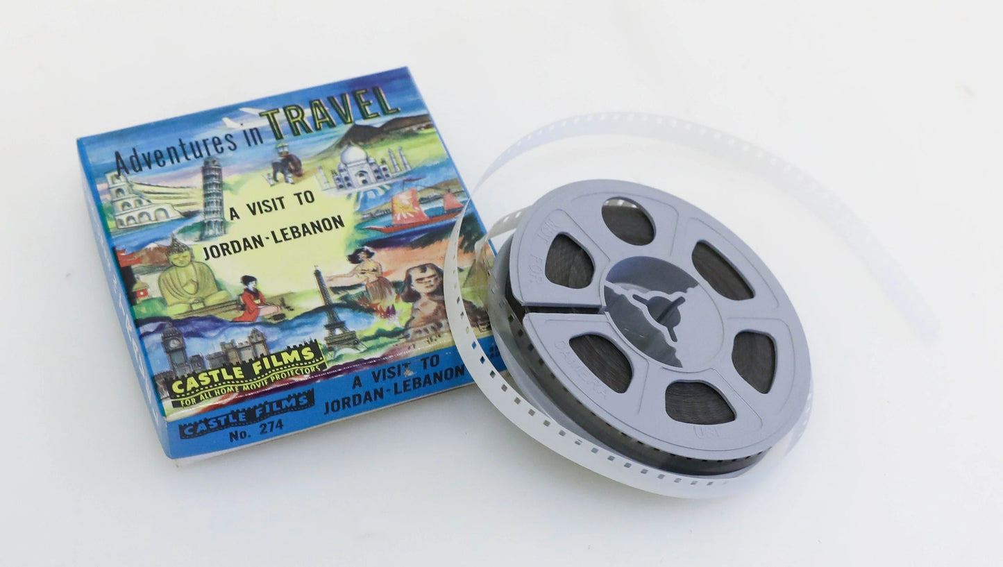 Adventures in Travel: A Visit to Jordan, Lebanon Standard 8mm Movie Reel