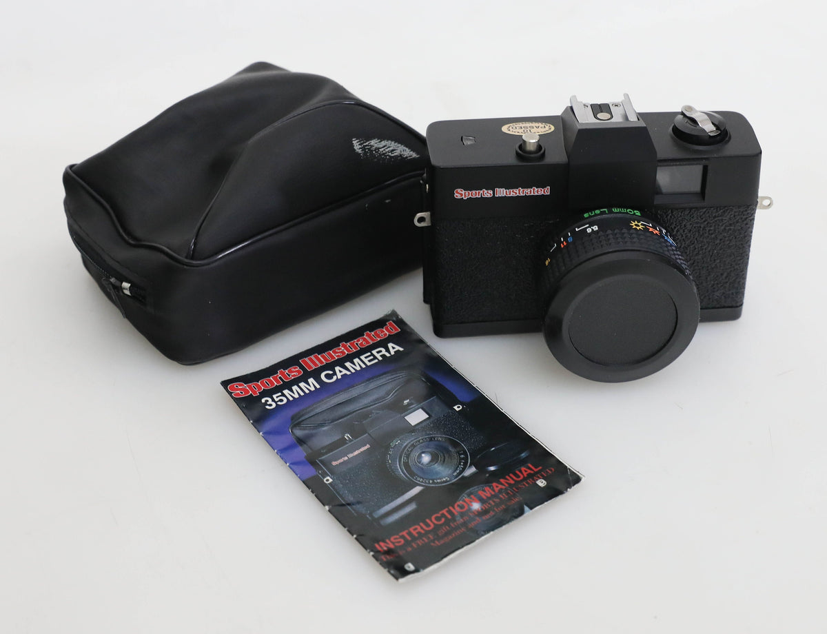 Sports Illustrated 35mm Point and Shoot Camera with Case and Manual