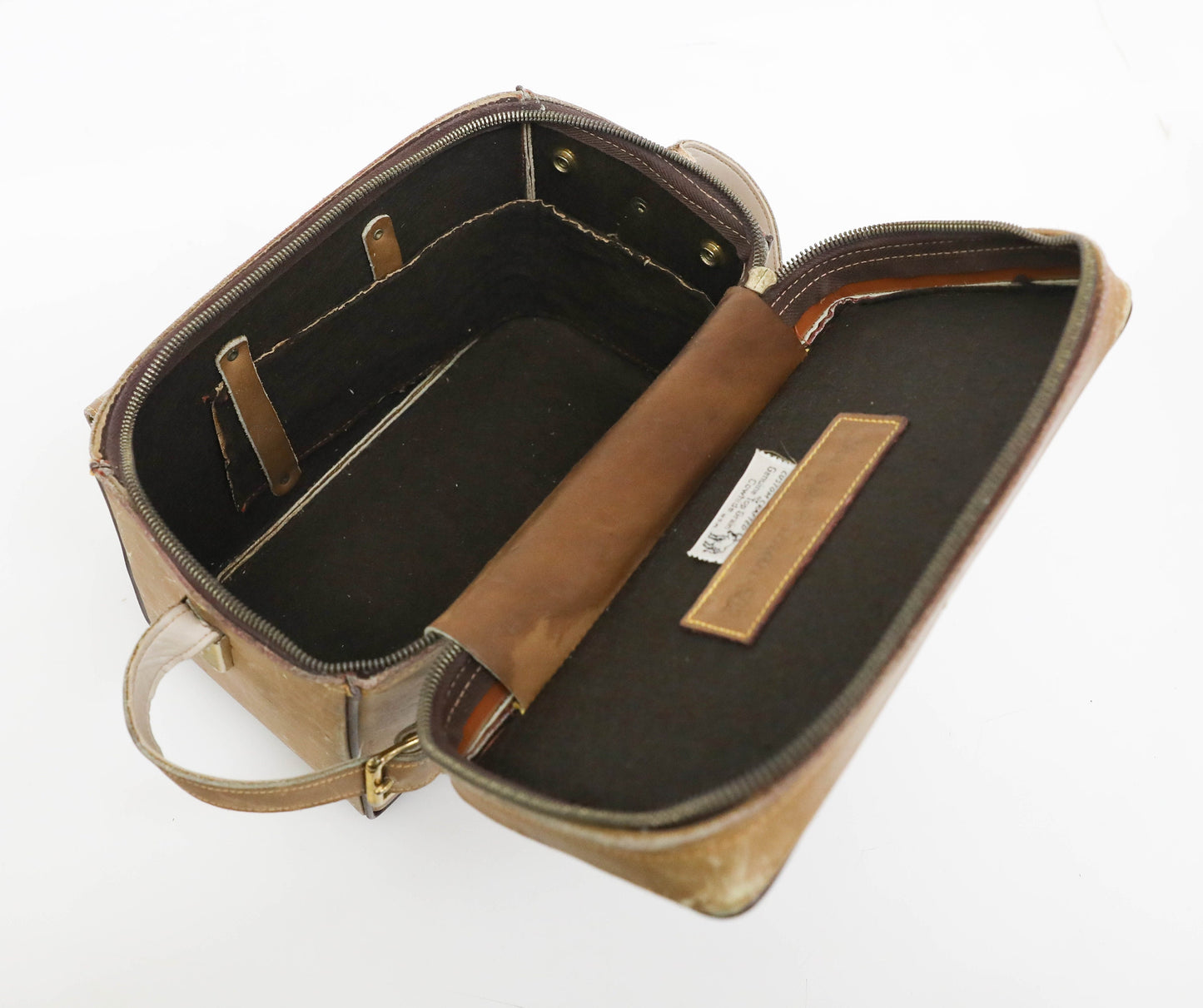 Vintage 1960s Leather Heavy Duty Camera Bag - The Sportsman 502