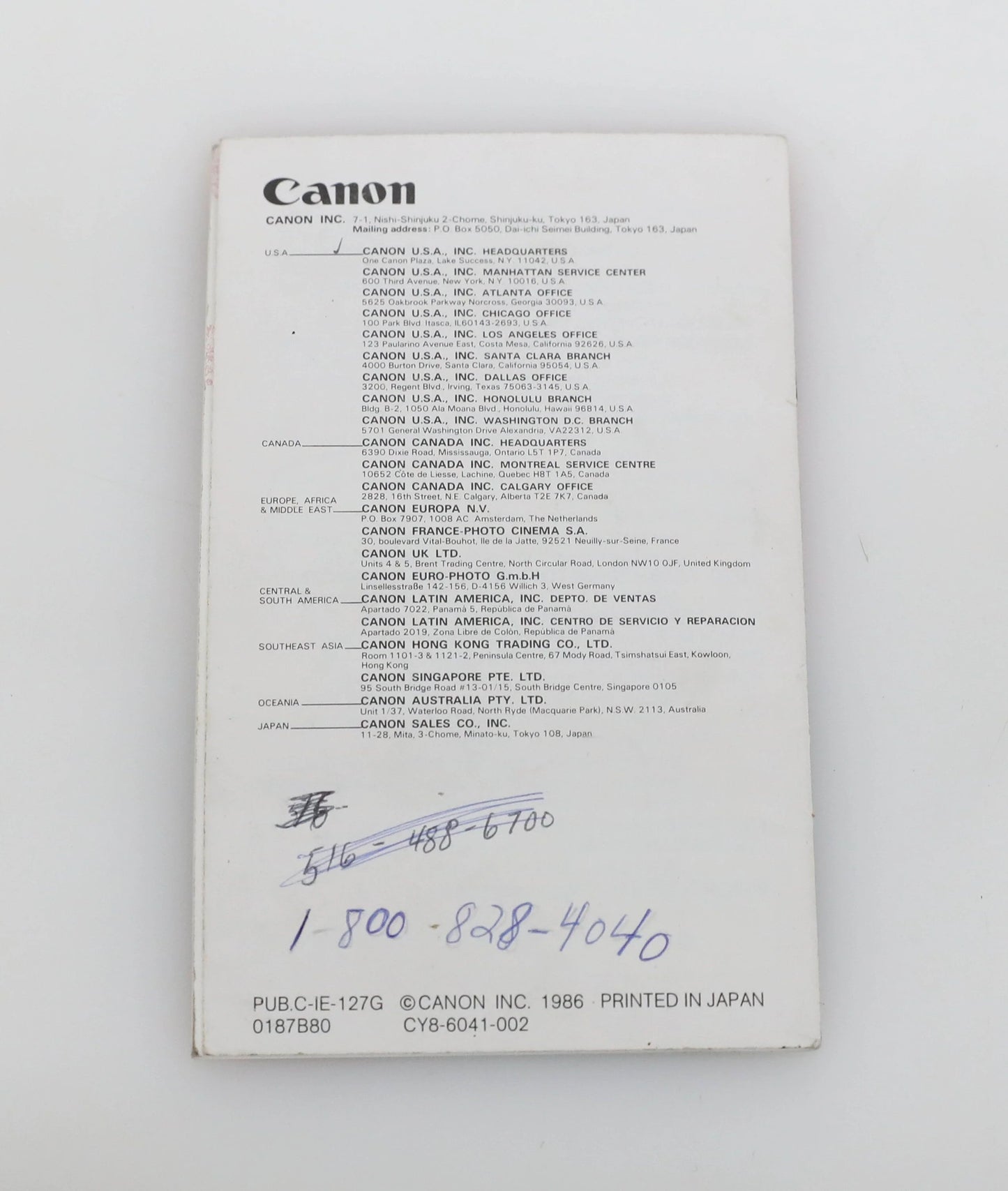 Canon Sure Shot Supreme/Top Shot Manual