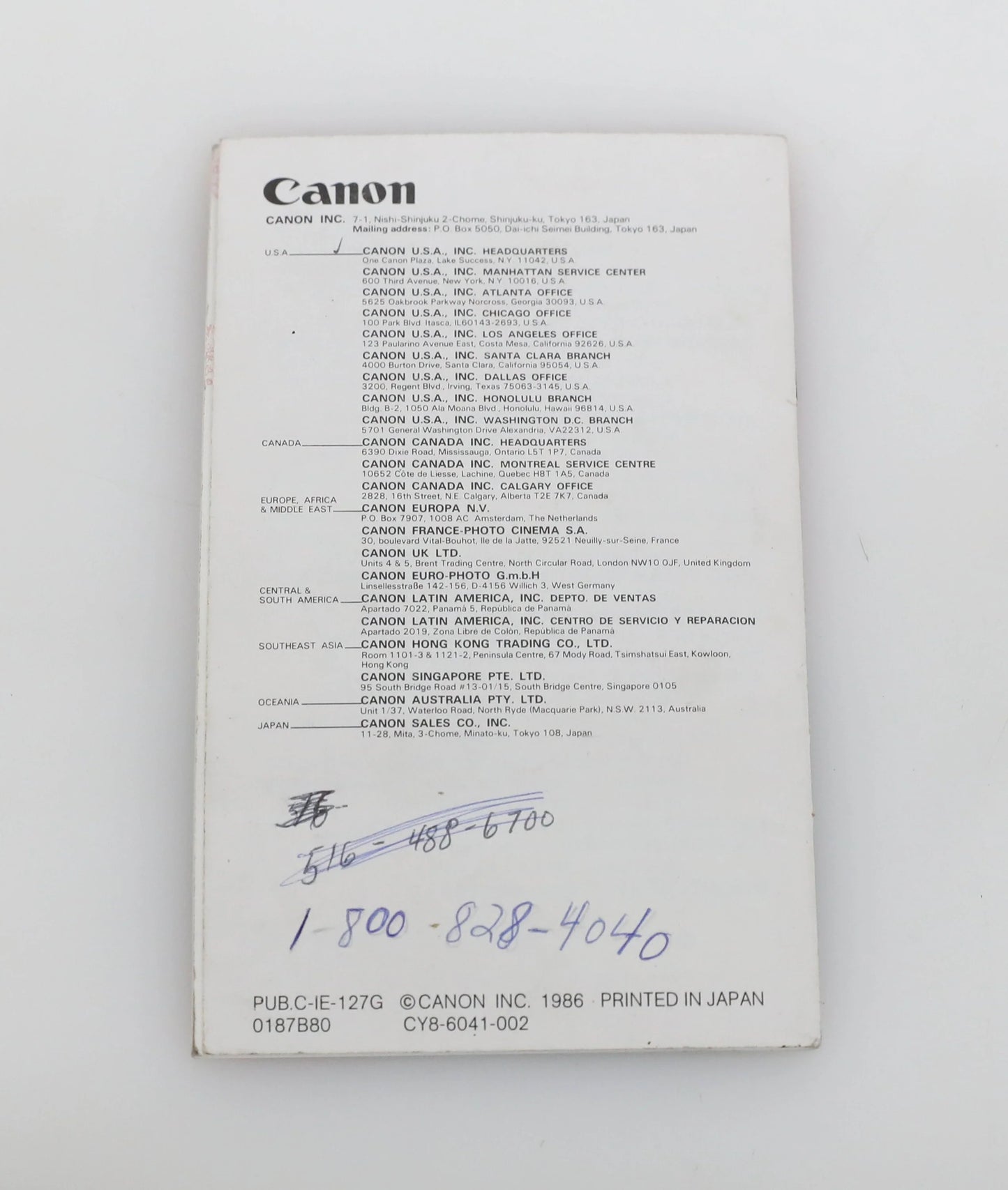 Canon Sure Shot Supreme/Top Shot Manual