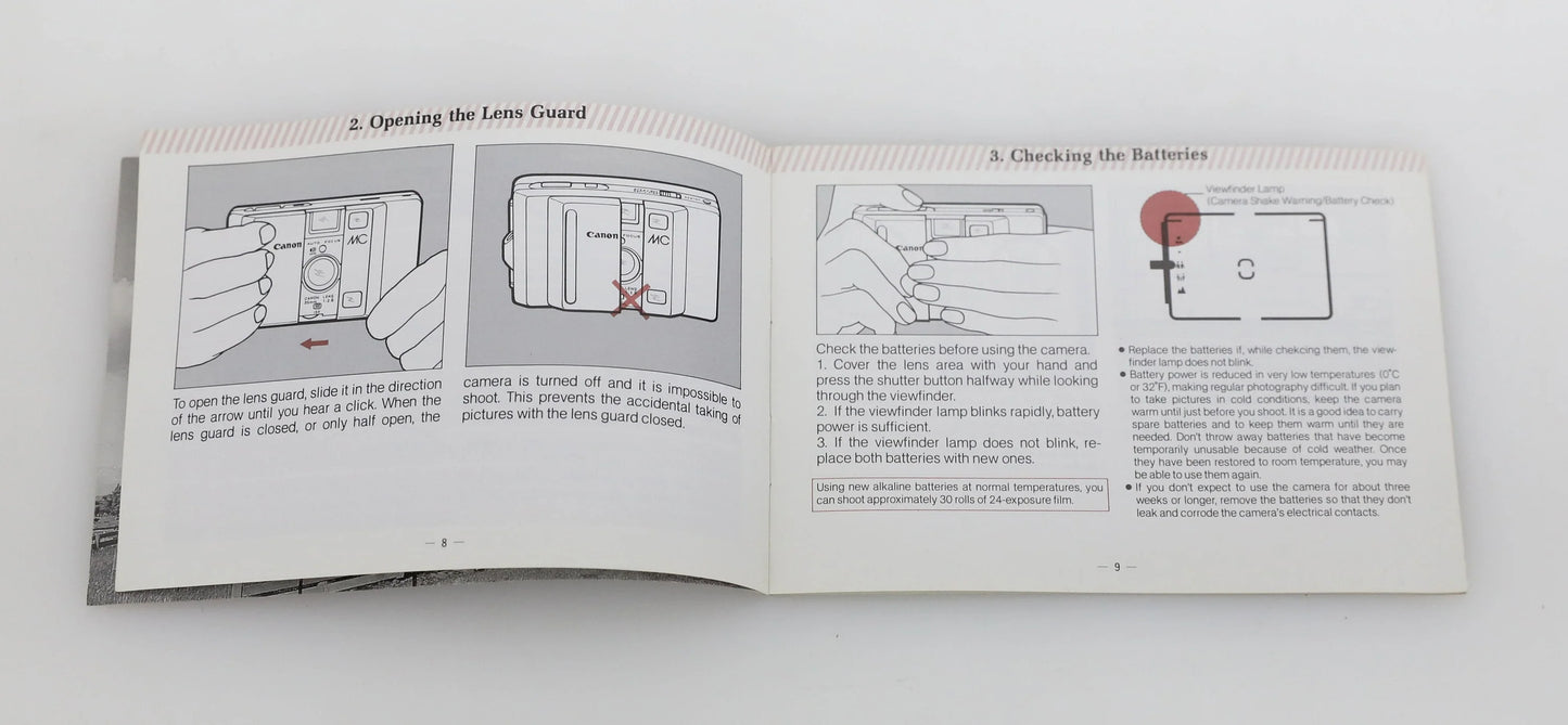 Canon MC Instructional Manual