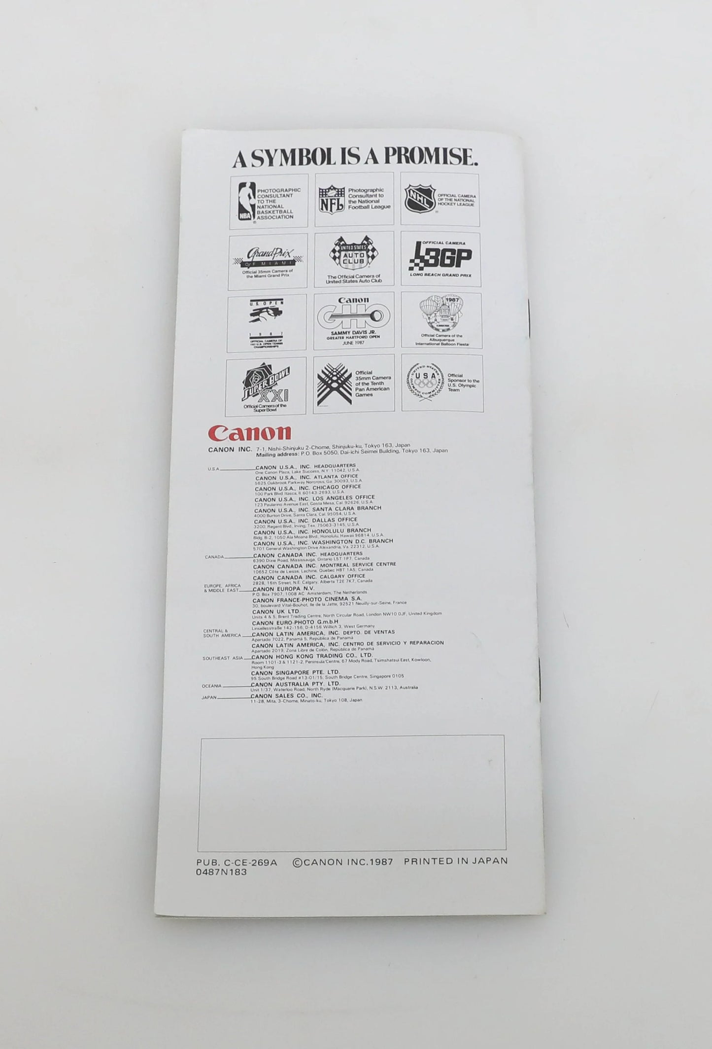 Canon EOS 650 Booklet