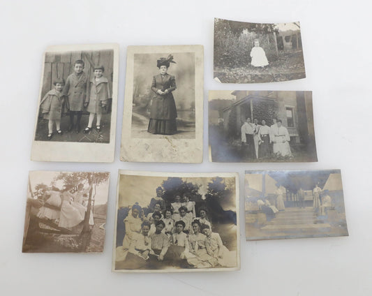 Vintage Black and White Photographs Early 1900s - LOT OF 27