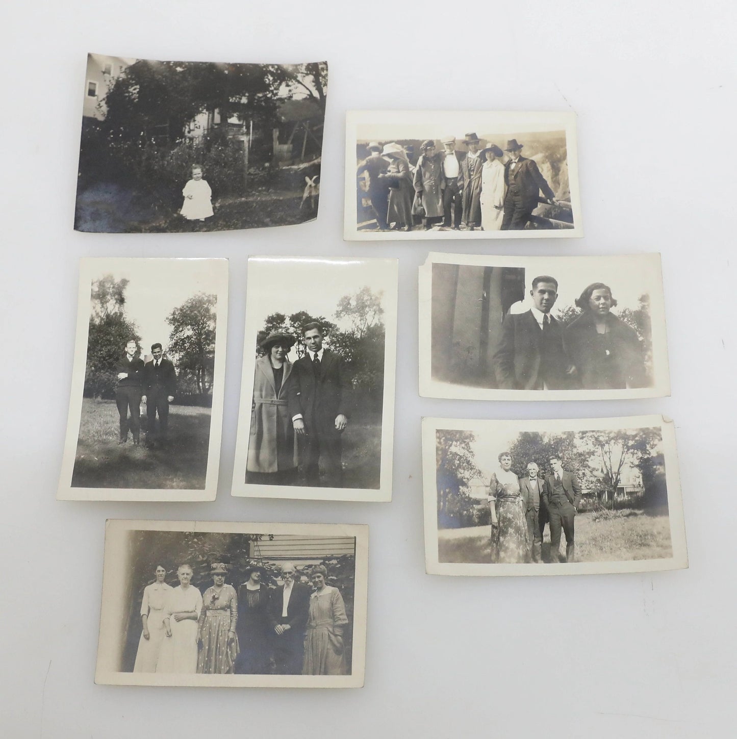 Vintage Black and White Photographs Early 1900s - LOT OF 27