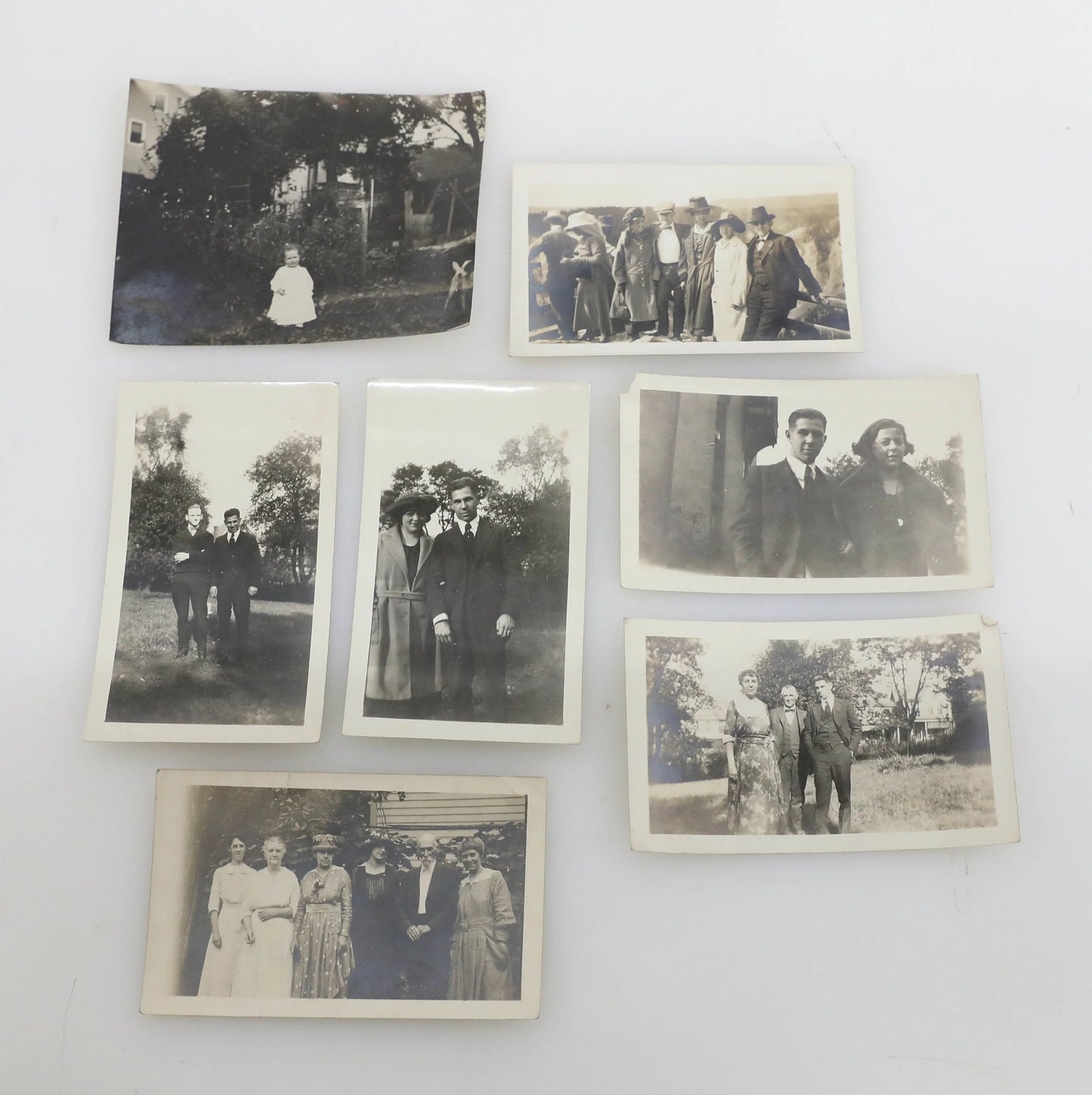 Vintage Black and White Photographs Early 1900s - LOT OF 27