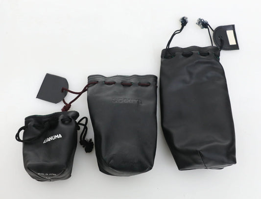 Camera Lens Cases Soft Small/Medium/Large - LOT OF 3